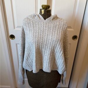 Express Cream Cable Knit Sweater